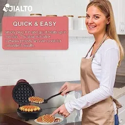 fulkiza Waffle Maker Machine | Compact Size Toast, Grill, Waffle, Sandwich Maker Machine Waffle Maker image 2