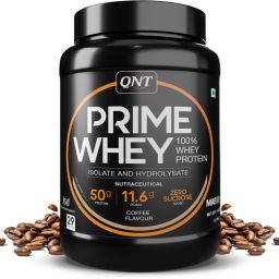 Prime Whey, 100% Whey Protein with whey Isolate, 1kg, Coffee Flavour Whey Protein-image-25