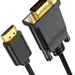 VOOCME HDMI Cable 2 A 1.8 m Plastic HDMI to VGA Cable 3.3 Feet, HDMI to VGA Cord (Male to Male) 1080P HD Video Cables-image-40