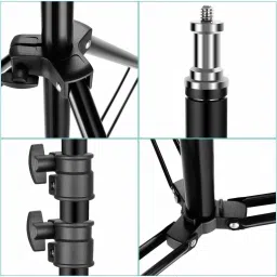 MOBONE ® 7 Feet Adjustable Tripod Stand with Rotating Ball Head and Mobile Clip Holder Tripod image 3