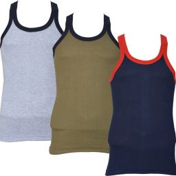 Pack of 3 Lux Cozi Xylo 333 Men Vest-image-49