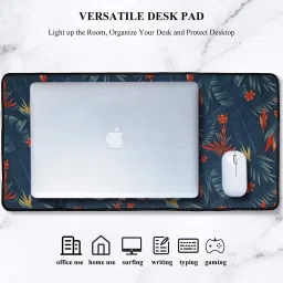 SEAGULL Large Extended XXL Mouse Pad with Non-Slip Rubber Base ,Stitched Embroidery Edge Mouse Mat for Laptop, Computer & Desk - (60 x 30 x 0.2 cm) (Good Vibes Only ) Mousepad image 5