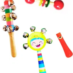 Enchant & Soothe: Handcrafted Wooden Baby Rattles Rattle-image-12