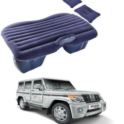 Inflatablebed-Blue-Bolero-New Blue Car Bed Mattress for Rest,Travel, Car Back Seat Air Inflation Bed Universal Air Couch with Two Air Pillows, Car Air Pump and 1 Repair Kit For Bolero Universal For All Models Car Inflatable Bed-6