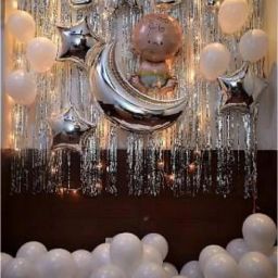 Silver Baby Balloon Combo pack of 58-image-12