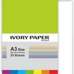 A3-25 IVORY UNRULED A3 210 gsm A3 Paper-picture-26