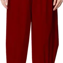 Solid Rayon Women Harem Pants-image-25