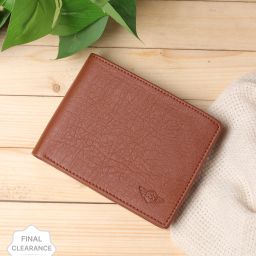Men Casual, Evening/Party, Formal, Travel, Trendy Tan Artificial Leather Wallet-image-9