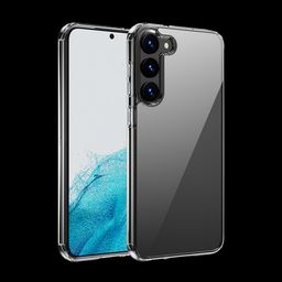 Quix TPU Back Cover for SAMSUNG Galaxy S23+ (Slim-Fit, Transparent)-image-46