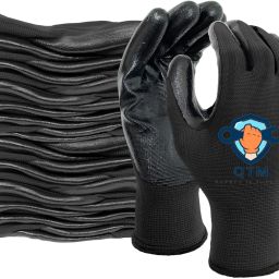 5 Pair Multipurpose Daily Use Reusable Washable Grip Coating Anti Cut Resistant Nitrile Safety Gloves-image-7