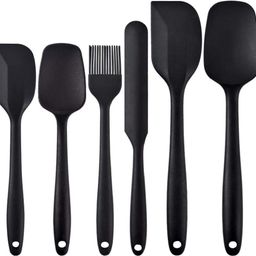 pbkn 6 Pc Food-Grade Silicone Palta Spatula Spoon Chamach Martbaan Oil Brush Kitchen Tool Set-picture-5