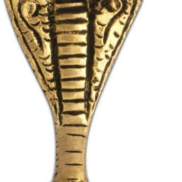 Brass Snake Lord Shiva Naagraj / Sheshnag / Vastu Remedy ( Pack of 01) Decorative Showpiece-5 cm-image-2