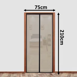 Polyester Adults Washable Auto-Closing Magnetic Door Mosquito Net-image-5