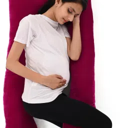 U Shape Cotton Solid Pregnancy Pillow Pack of 1-image-34