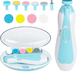 Premium Baby Nail Trimmer Kit for Kids Safe Electric Baby Nail Cutter-Multicolor-34