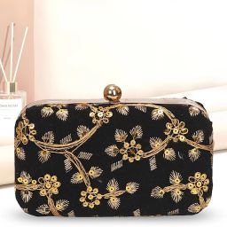 Casual Black Clutch-image-50