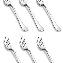 Fork Spoon fruits / noodles Spoons pack of 6 Stainless Steel Salad Spoon Set-18