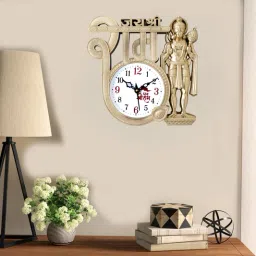velora creation Analog 22 cm X 22 cm Wall Clock image 3