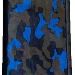 Blue Glossy Camo Bat Cover Free Size-picture-25