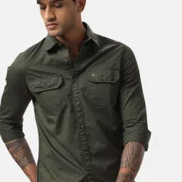 Men Regular Fit Solid Casual Shirt-image-23
