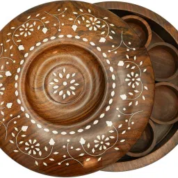 orange india Spice Set Wooden image 3