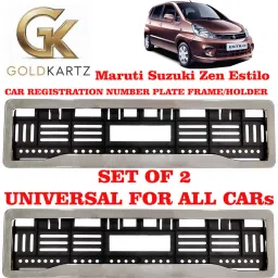 Maruti Suzuki Zen Estilo Car Registration Plate Holders for All Cars Car Number Plate-image-92