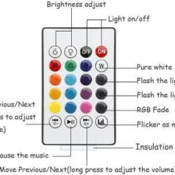 Evaahub Prime Smart LED Music Light Bulb Remote Controller Bluetooth Music Bulb With 7W LED And 3W Speaker Music Bulb WIth Remote And User Manual Color Lamp Built-in Audio Speaker for Home, Bedroom, Living Room, Party Decoration Smart Bulb Smart Bulb image 3