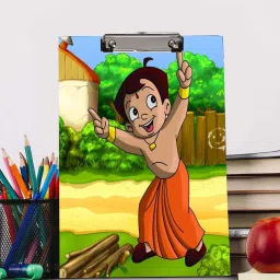 Chhota Bheem Design Digital Reprint Clip Board Exam Pad (14x9.5 Inches) Premium Quality-image-18