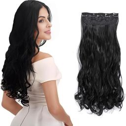 Black Curly Hair Extension-16