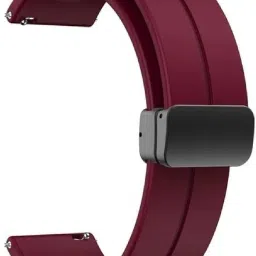 TRENDINGVIEW TRVMGT22WT131 Belt Strap For 22 mm Watch With Magnetic Folding Buckle Lock 22 mm Silicone Watch Strap-picture-4