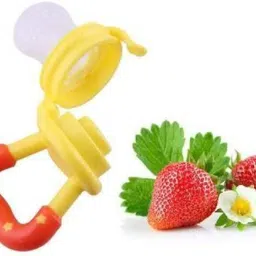 ss sales Fruit and Food Nibbler & Feeding Pacifier DD Feeder (Multicolor)- SILICONE image 4