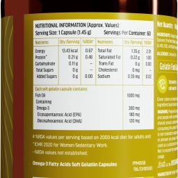 healthkart HK Vitals Omega 3 Fatty Acids Soft Gelatin Capsules image 3