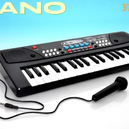 X306 Keys Piano Toy with Microphone, USB Power Cable & Sound Recording Best Birthday Gift for Boys and Girls Musical Instruments Analog Digital Piano-image-86