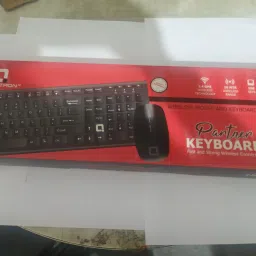 Quantron QKB -20, WIRLESS MOUSE AND KEYBOARD COMBO 2.4 GHZ. Wireless Standard Multi-device Keyboard Compatible with Desktop, Laptop, Mac Easy to Use,Plug and Play,Quick, Comfy Durable body-27