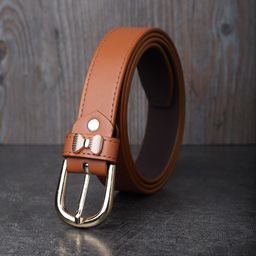 provogue Women Formal Tan Artificial Leather Belt-picture-36
