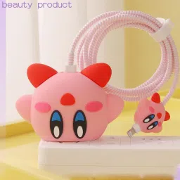 mozzen Charger Cover for iPhone 11/12/13/14 Pro Max Charger USB C to iOS ( Kirby ) Cable Protector-26