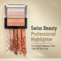 swiss beauty Brick Bronzer with Easy-to-blend Formula Highlighter image 3