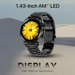 Fire-Boltt Legacy 36.3mm (1.43") AMOLED Display, Bluetooth Calling Wireless Charging Smartwatch image 3