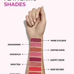 Praush Plush Matte Long Lasting Lipstick with Shea Butter - High Tea image 5