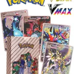 Rose Gold Cards Foil Cards Vstar Vmax V Collection Rare Card Deck Box (55 cards)-picture-13