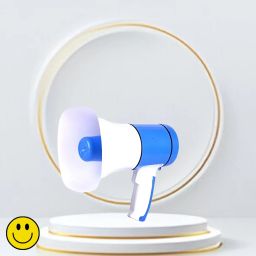 Handheld Megaphone with Siren, Microphone & Rechargeable for Outdoor EventsB362 Bhopu Portable Megaphone, Siren Loudspeaker Function and Long Battery BackupY362 Outdoor PA System-16
