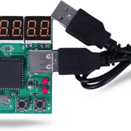 Octec USB 4-Digit Motherboard Card BIOS POST Code Reader LPT Interface for PC Testing 2.5 inch Motherboard Diagnostic POST Card Tester-3
