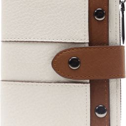 Women White Artificial Leather Wallet-image-19