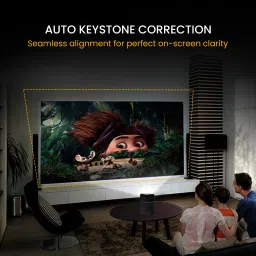 Portronics Pico 12 Smart Projector with Android 11, 4K Ultra HD Support, Auto Keystoning (3200 lm / Remote Controller) Portable Projector image 4