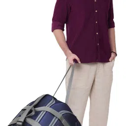 50 L Strolley Duffel Bag - New Model For Travelling Stylish Duffel Luggage Bag - Blue, Multicolor - Regular Capacity-image-77