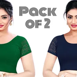 Round Neck Women Blouse-image-54