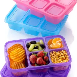 Reusable Stackable Lunchables Bento LunchBox for School, Work, and Travel combo 1 Containers Lunch Box-image-28