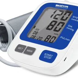 MEDITIVE MBP-08 Fully Automatic Arm-type Digital Blood Pressure Monitor with micro USB port Bp Monitor-image-87