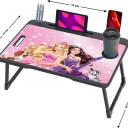 Kids Study Table, Laptop Table Wood Portable Laptop Table-26