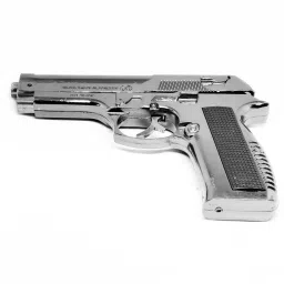 Metal Body Heavyweight Refillable 608 Mouser Gun Shape Cigarette Gas Lighter with Cover myfirstdot Pocket Lighter-22